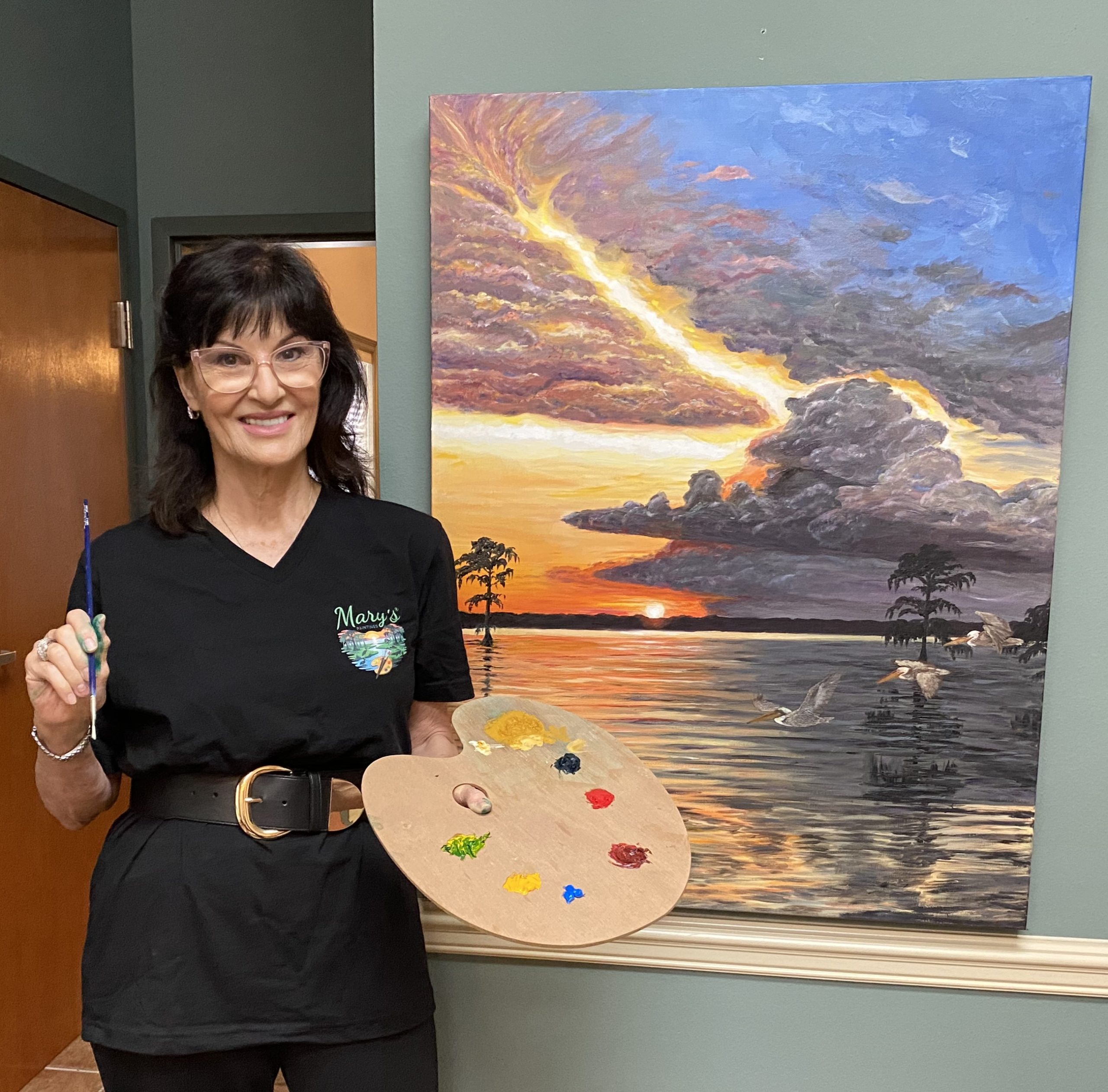 Coastal nature paintings Louisiana